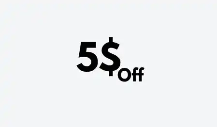 5$-off
